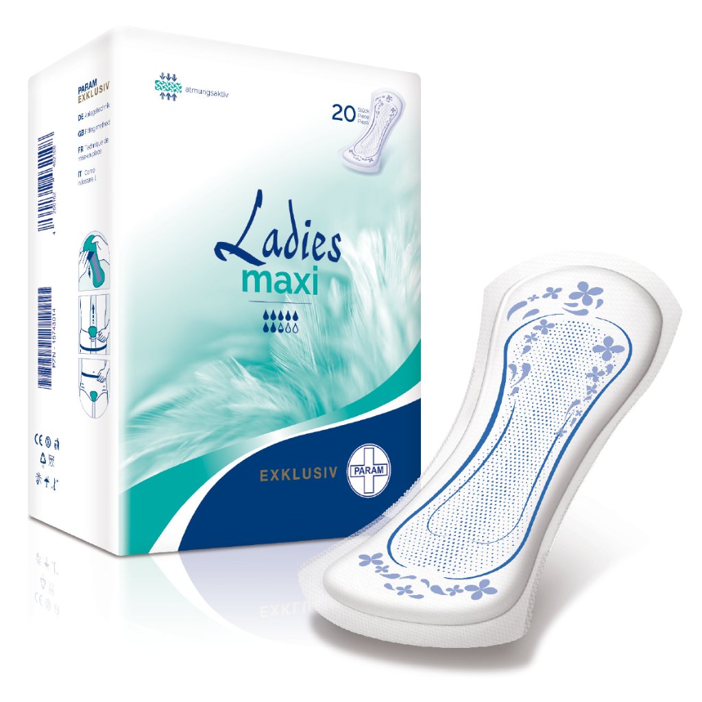 PARAM Ladies Exklusiv Maxi, 40,3 x 14 cm, 20 Stück