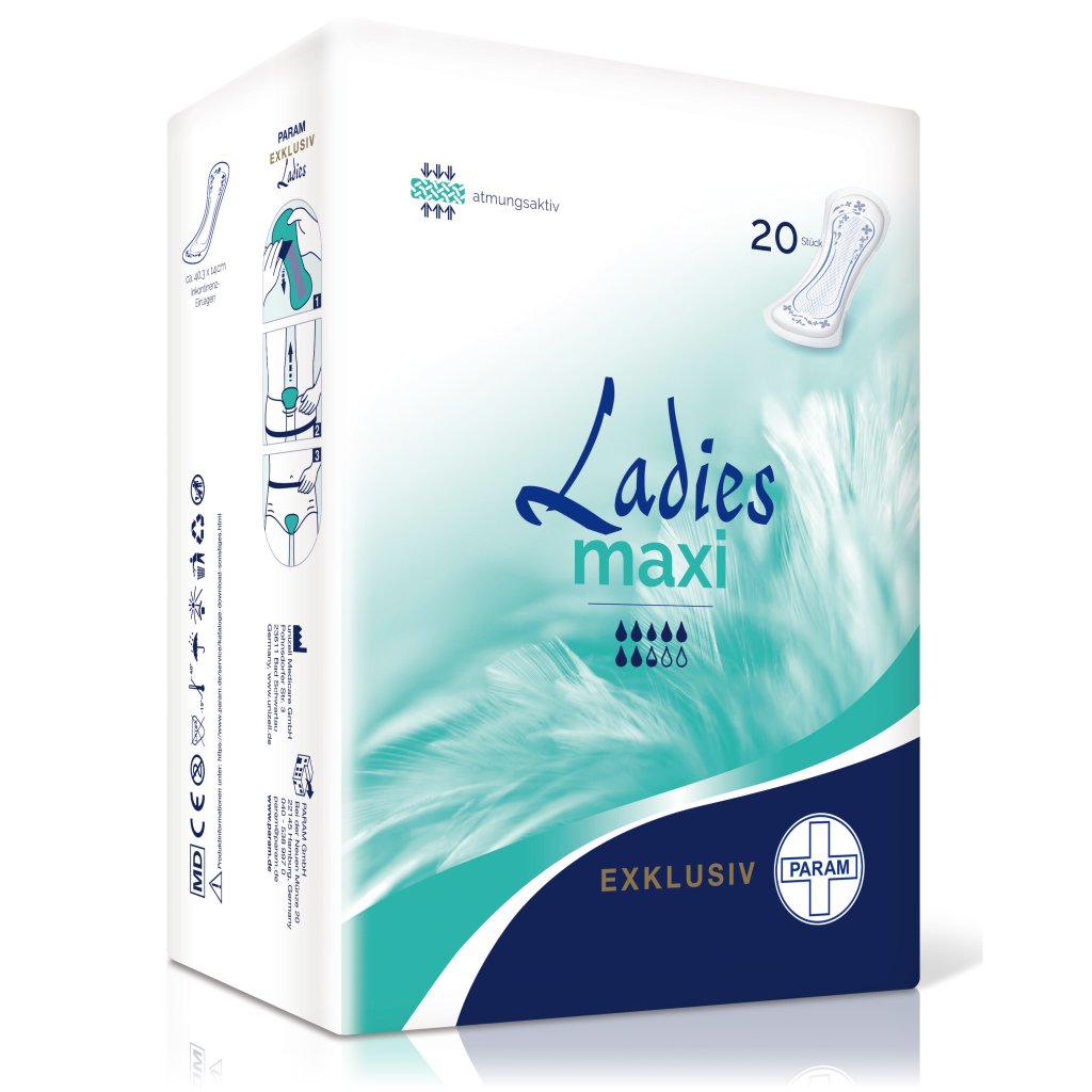 PARAM Ladies Exklusiv Maxi, 40,3 x 14 cm, 20 Stück
