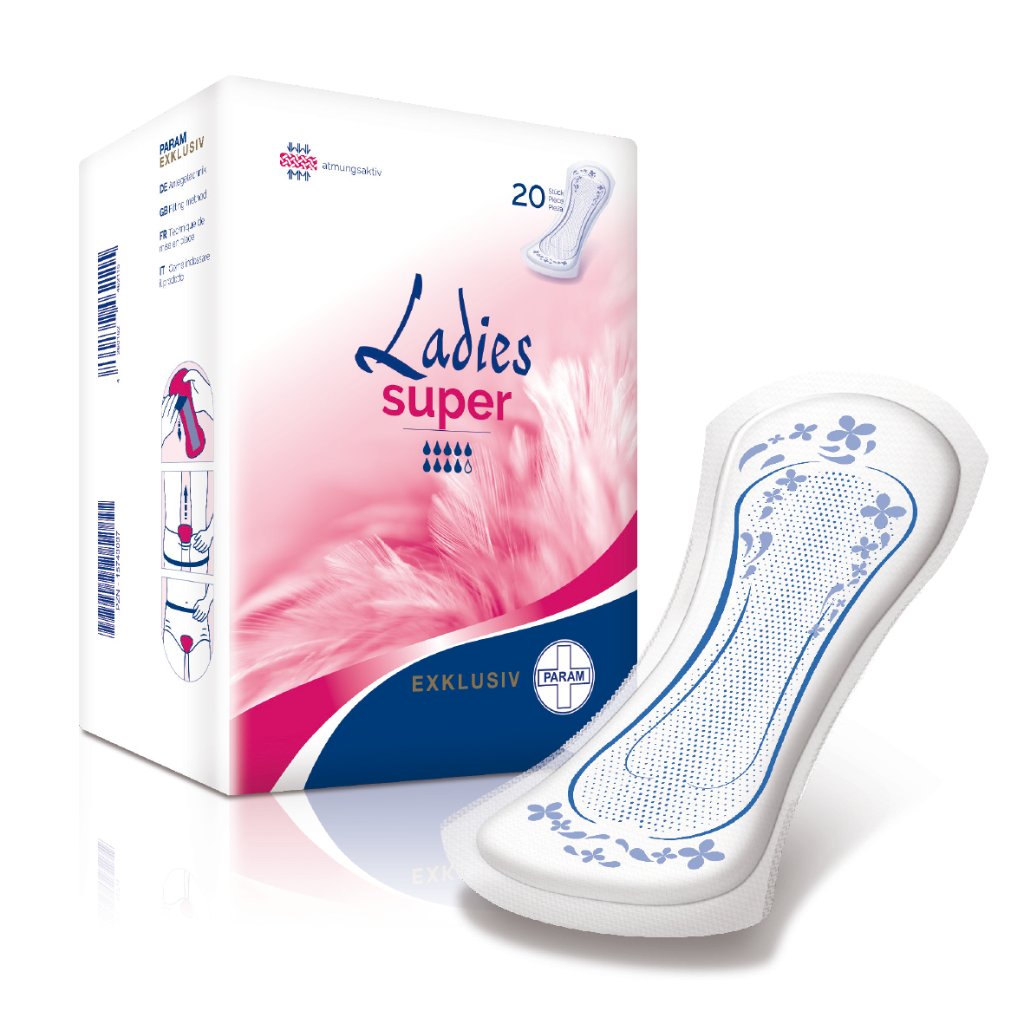 PARAM Ladies Exklusiv Super, 41 x 20 cm, 20 Stück
