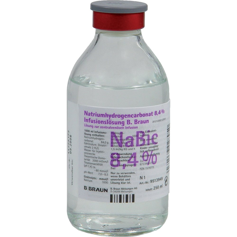 NATRIUMHYDROGENCARBONAT B.Braun 8,4% Glas