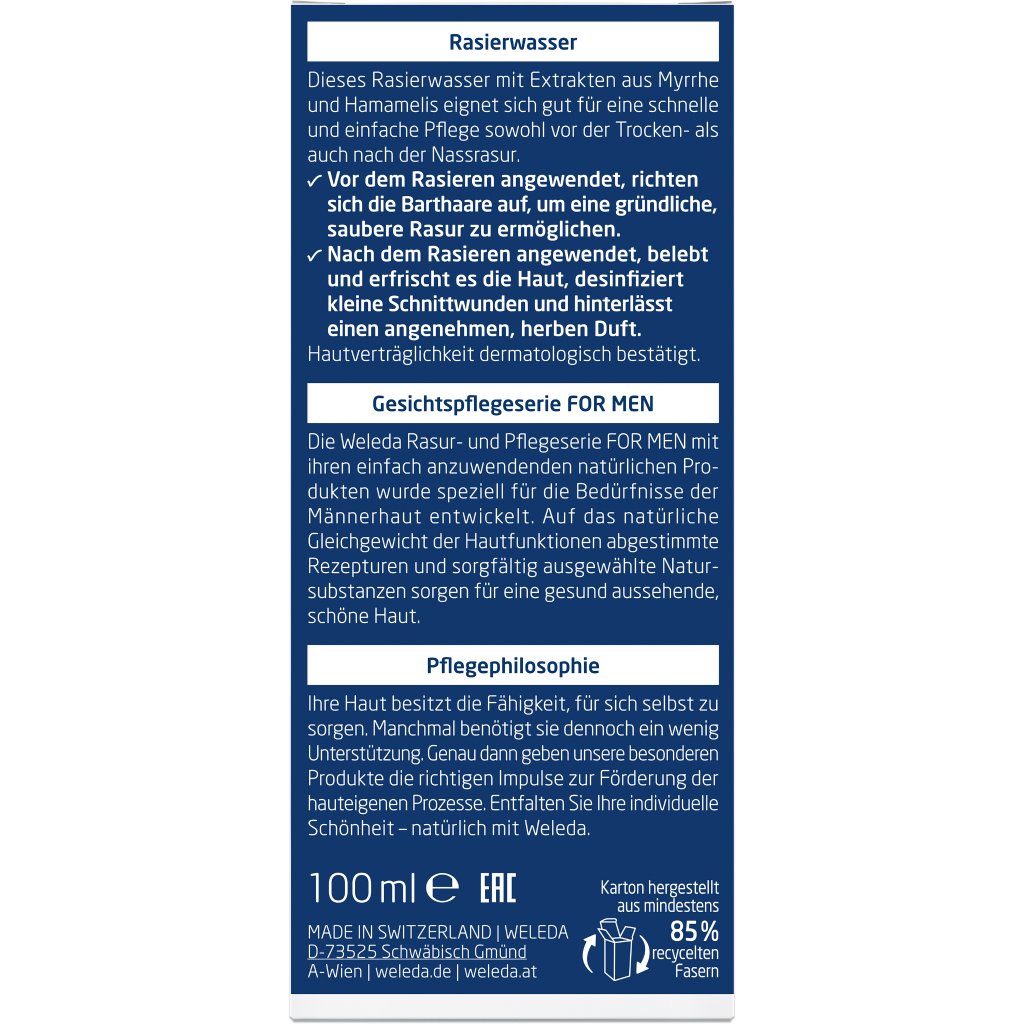 WELEDA for Men Rasierwasser