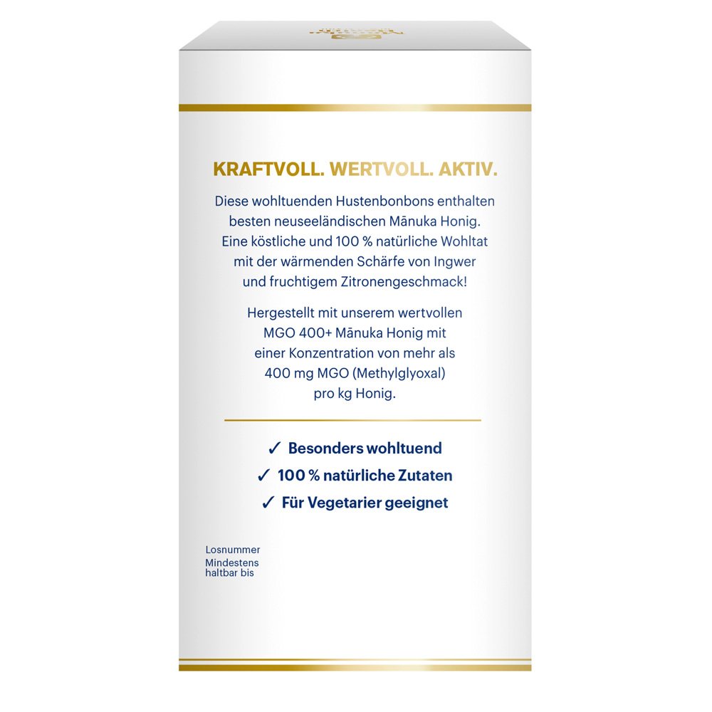 MANUKA HEALTH MGO 400+ Lutschbonb.Ingwer-Zitrone