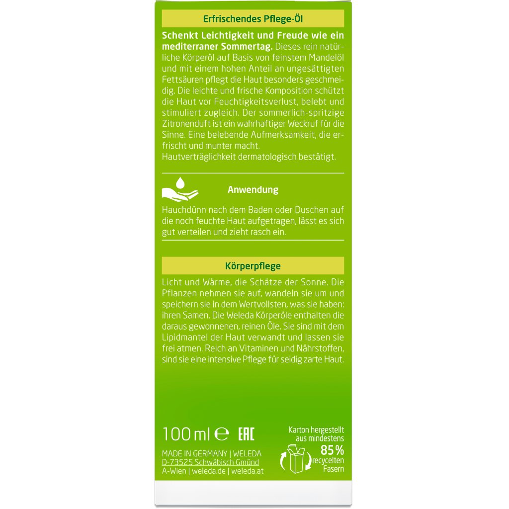 WELEDA Citrus erfrischendes Pflege-Öl