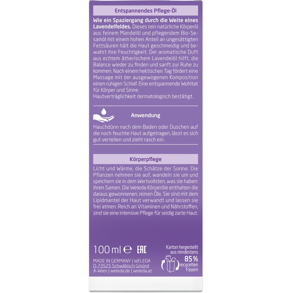 WELEDA Lavendel entspannendes Pflege-Öl