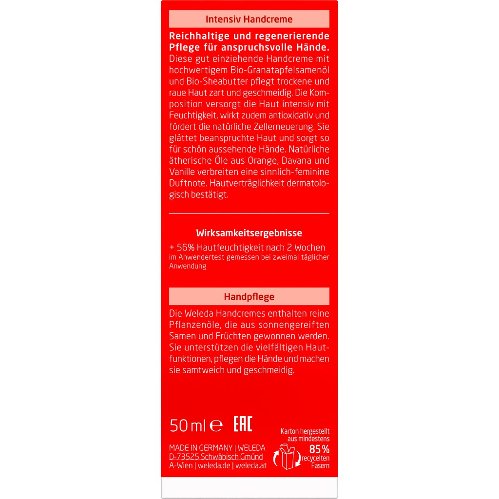 WELEDA Granatapfel intensiv Handcreme