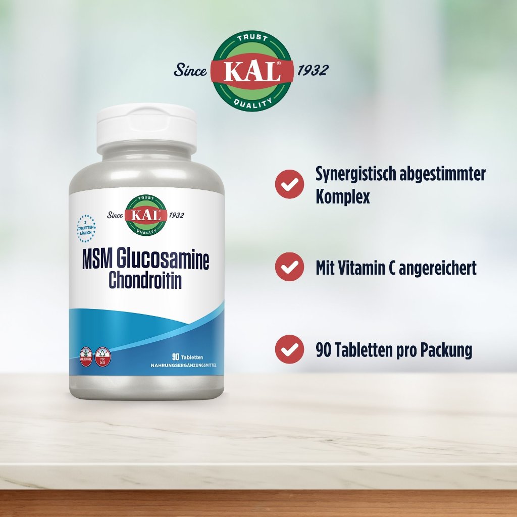KAL MSM Glucosamin Chondroitin