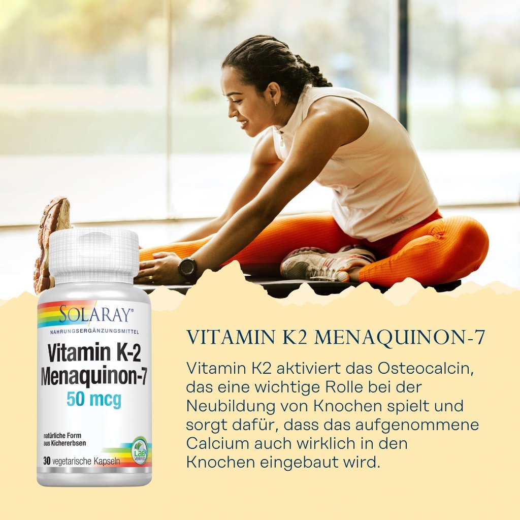 Solaray Vitamin K2 Menaquinon-7 50 mcg