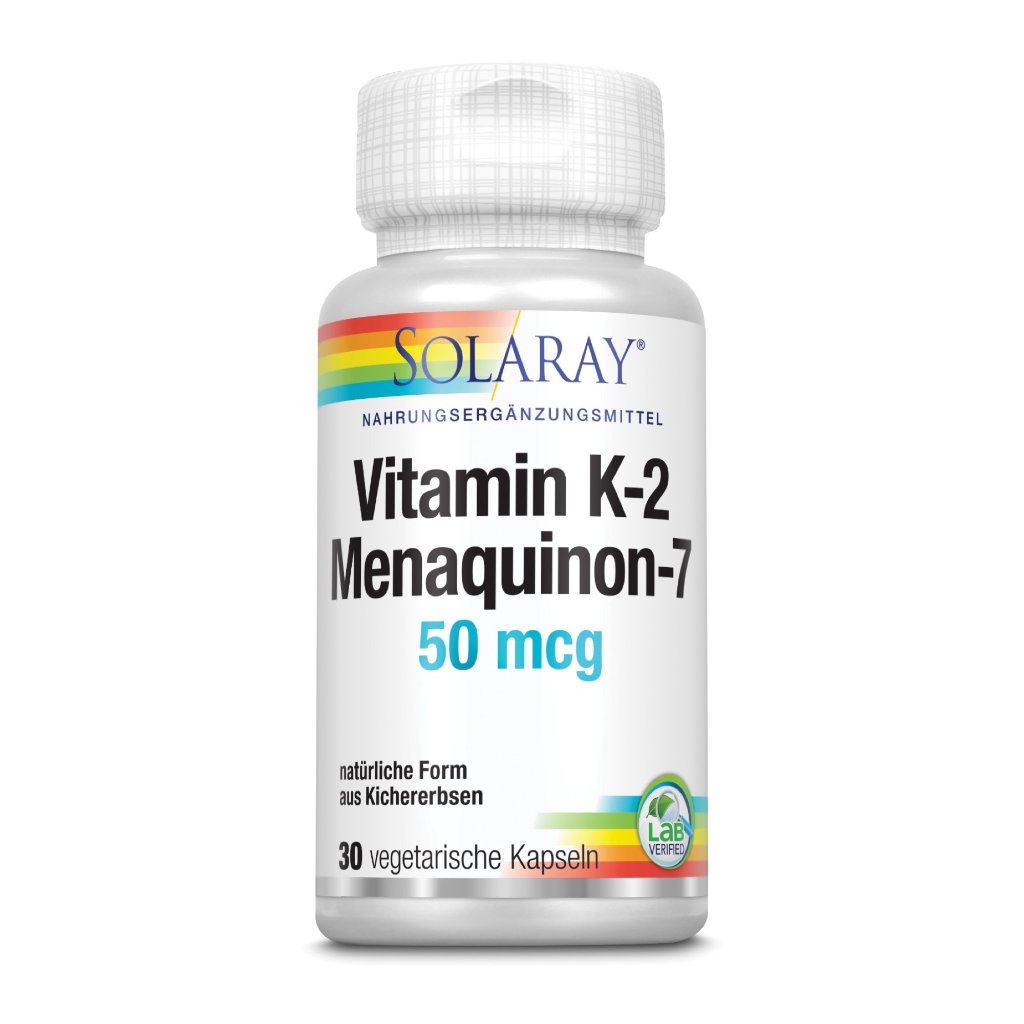 Solaray Vitamin K2 Menaquinon-7 50 mcg