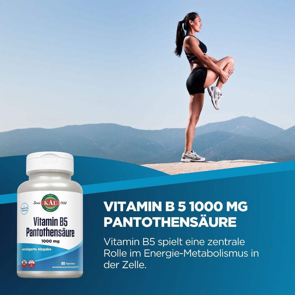 KAL Vitamin B5 1000 mg Pantothensäure
