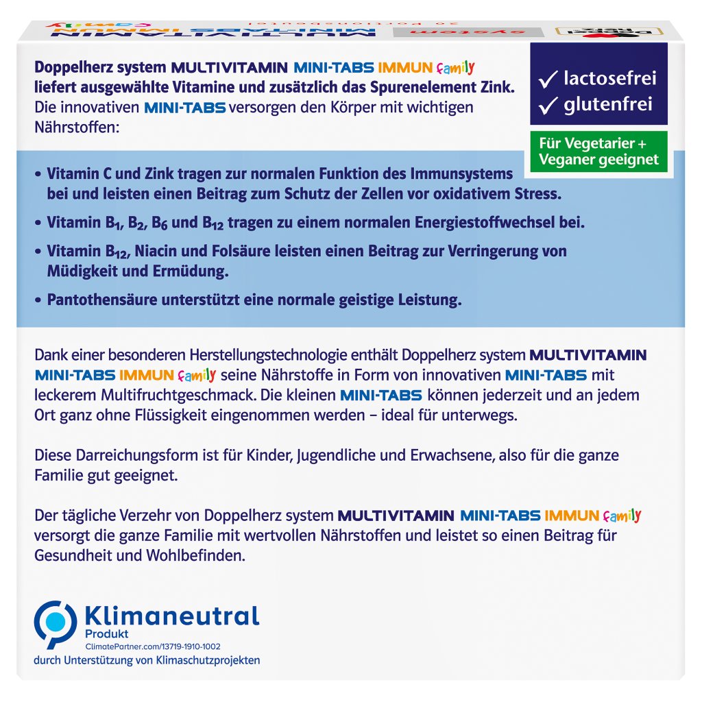 Doppelherz system Multivitamin family Mini-Tabs