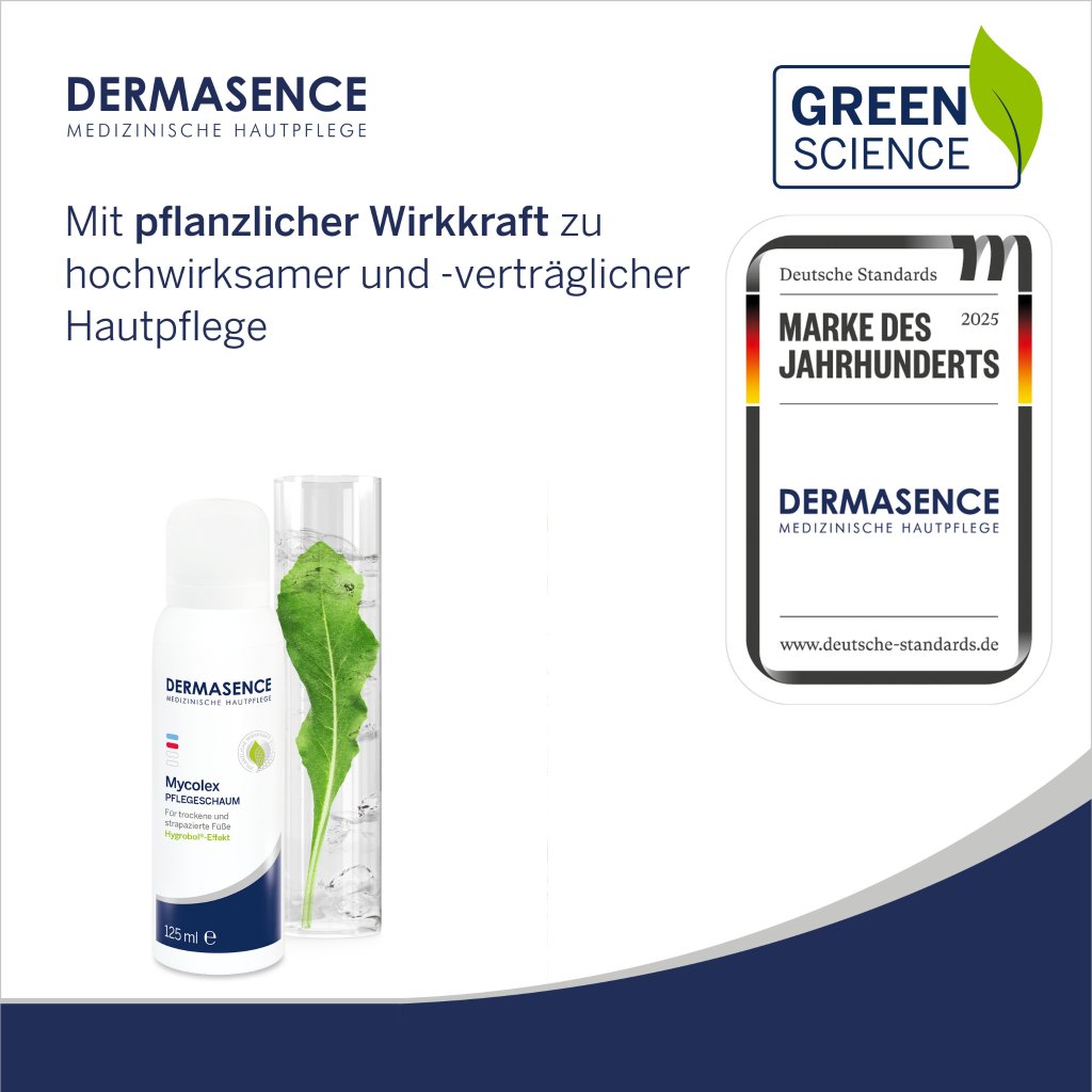 DERMASENCE Mycolex Pflegeschaum, 125 ml