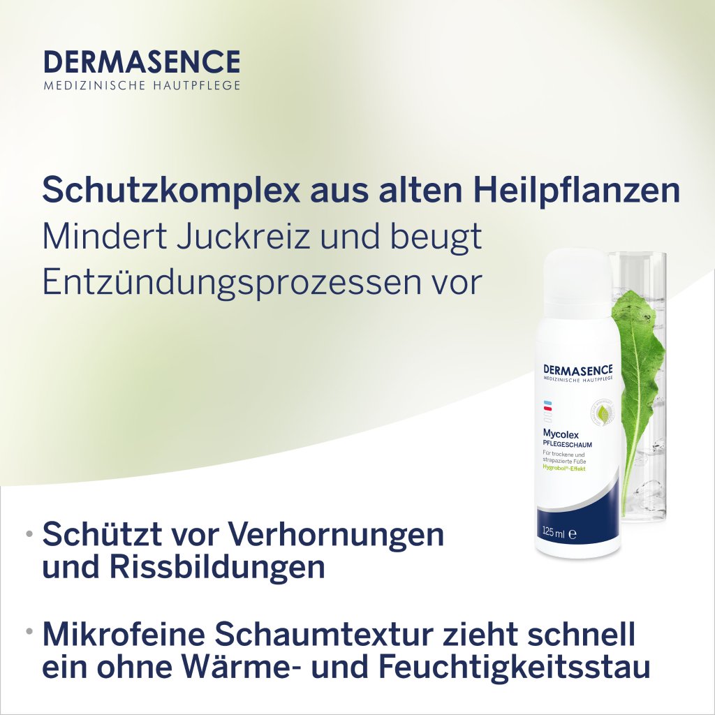 DERMASENCE Mycolex Pflegeschaum, 125 ml