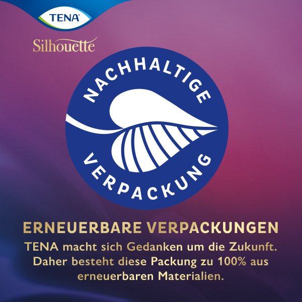 TENA SILHOUETTE Inkontinenz Slipeinlagen norm.noir