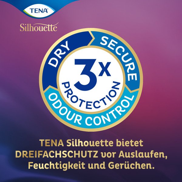 TENA SILHOUETTE Inkontinenz Einlagen mini noir