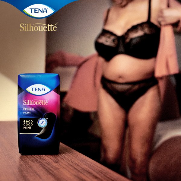 TENA SILHOUETTE Inkontinenz Einlagen mini noir