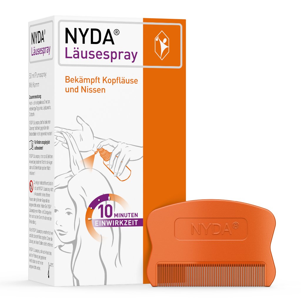 NYDA Läusespray gegen Köpfläuse & Nissen