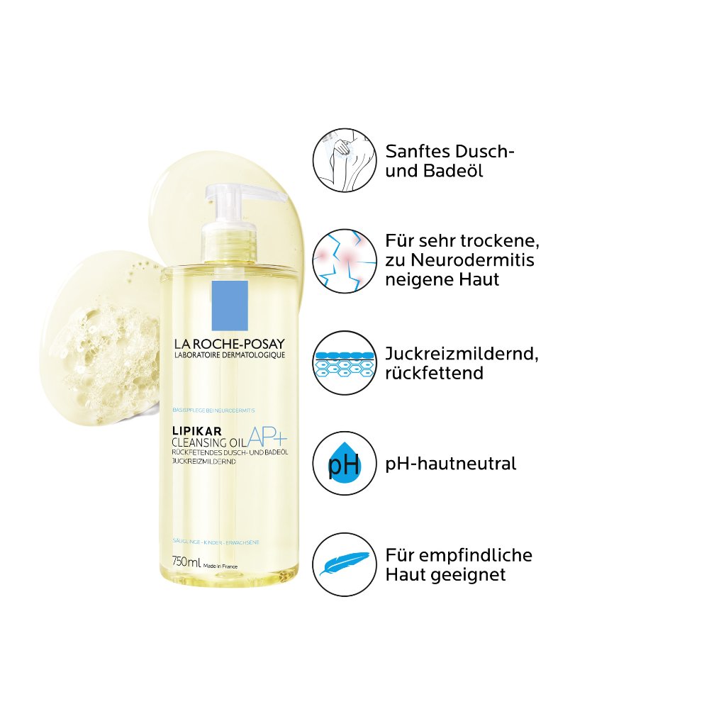 Lipikar Dusch- und Badeöl AP+