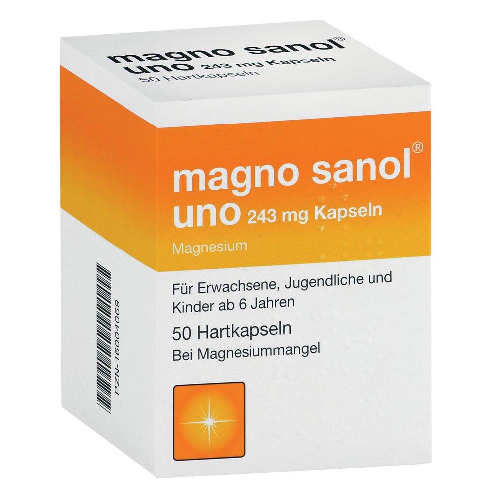 MAGNO SANOL uno 243 mg Kapseln