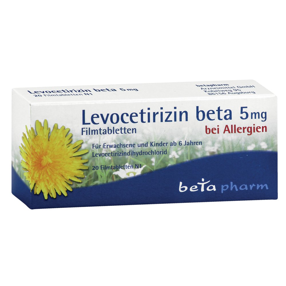 LEVOCETIRIZIN beta 5 mg Filmtabletten