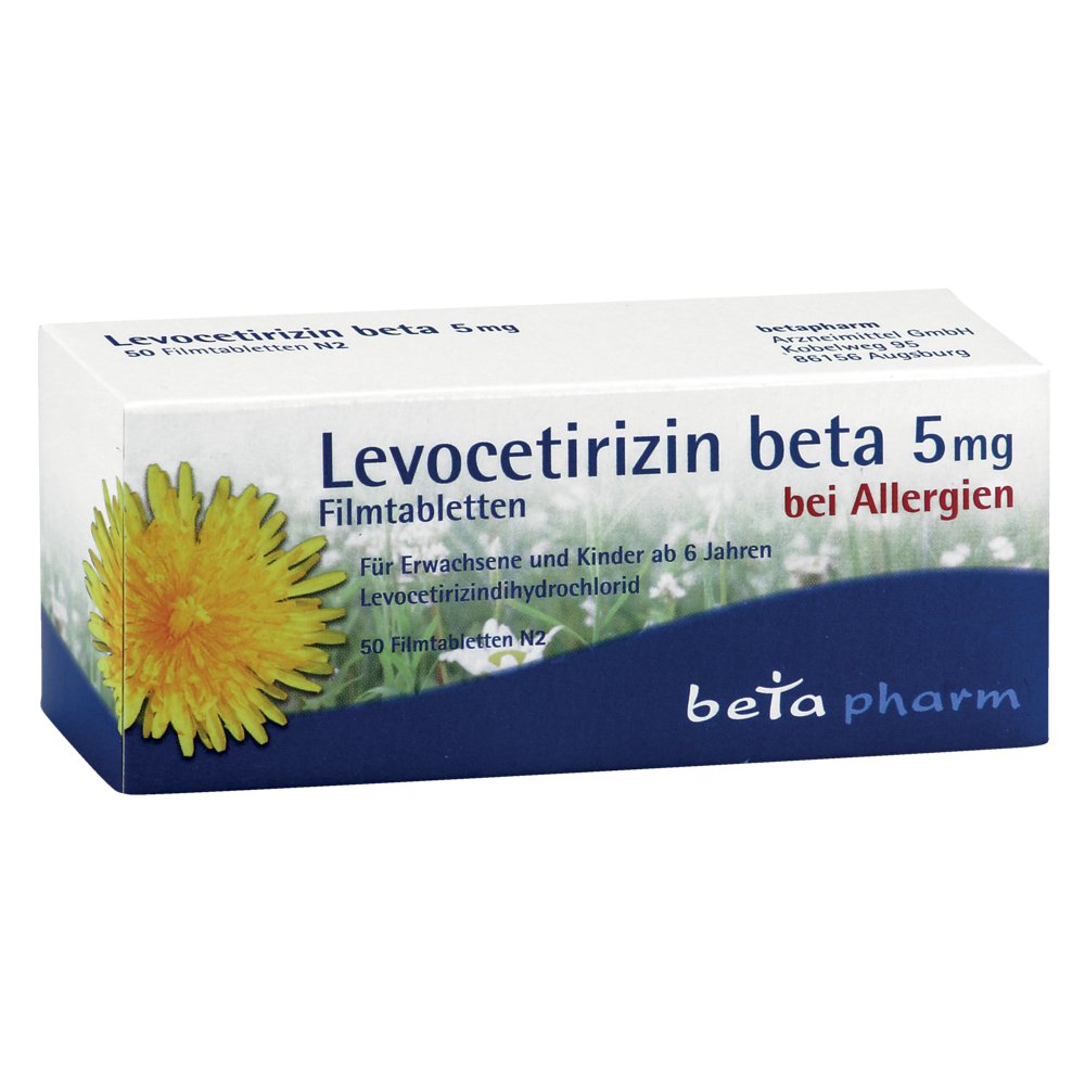 LEVOCETIRIZIN beta 5 mg Filmtabletten