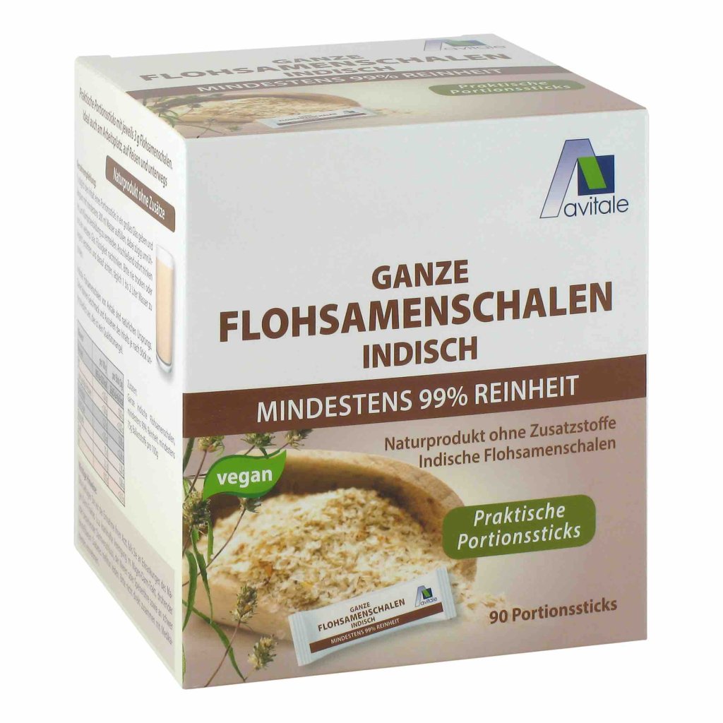 FLOHSAMENSCHALEN indisch Sticks natur