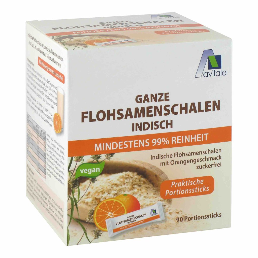 FLOHSAMENSCHALEN indisch Sticks Orange