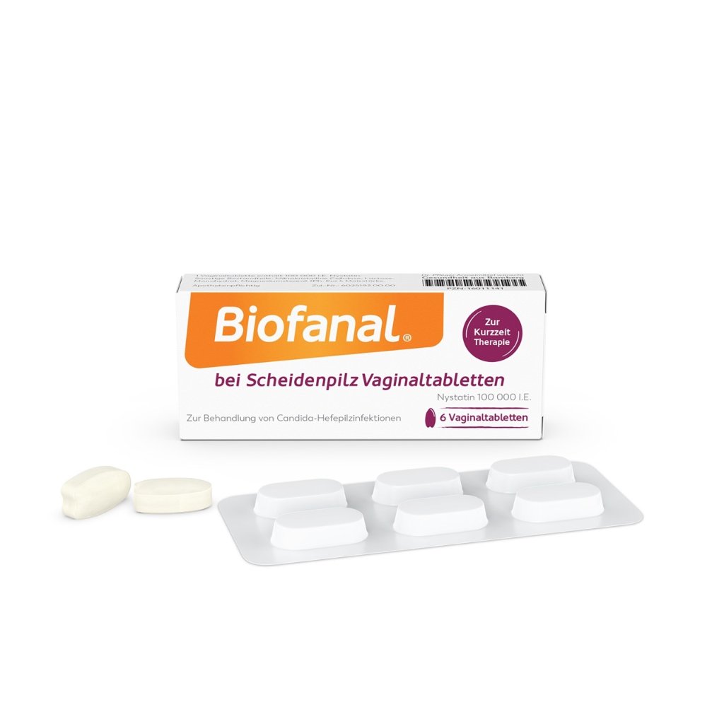 BIOFANAL bei Scheidenpilz 100 000 I.E. Vaginaltab.