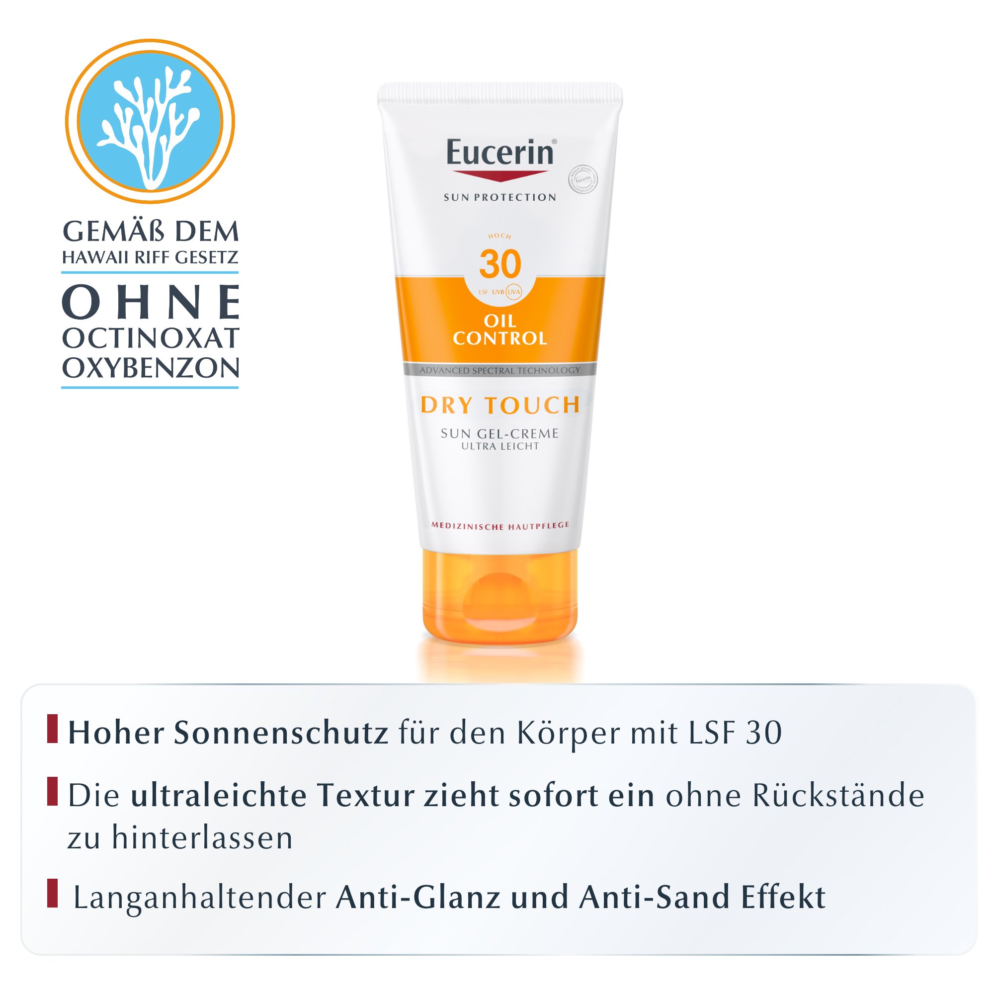 EUCERIN Sun Gel-Creme Oil Control Body LSF 30