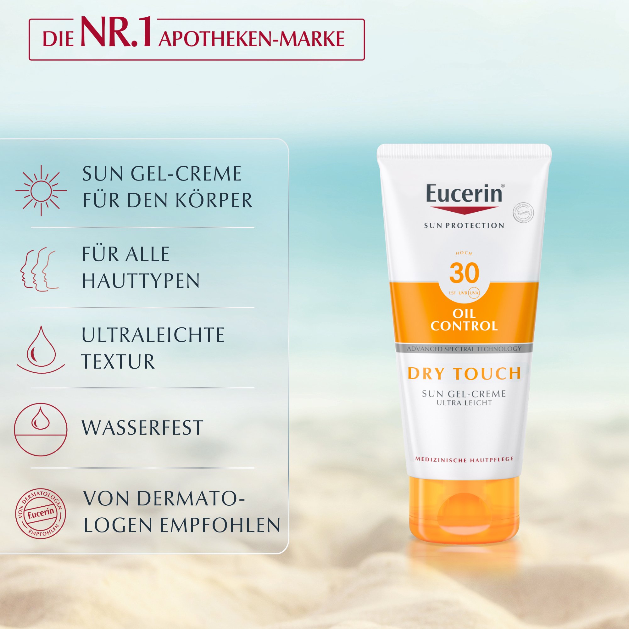 EUCERIN Sun Gel-Creme Oil Control Body LSF 30