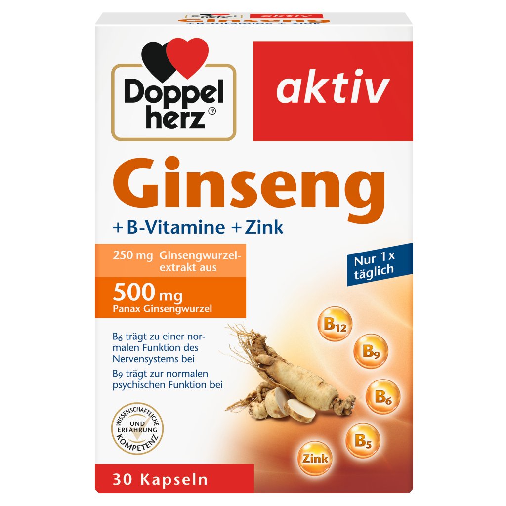 Doppelherz Ginseng + B-Vitamine + Zink