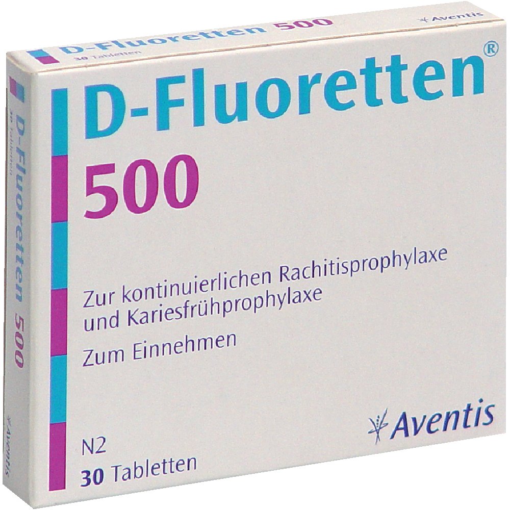 D FLUORETTEN 500 Tabletten