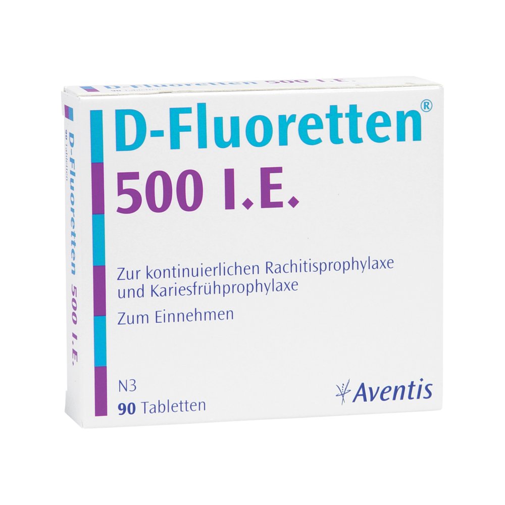 D FLUORETTEN 500 Tabletten