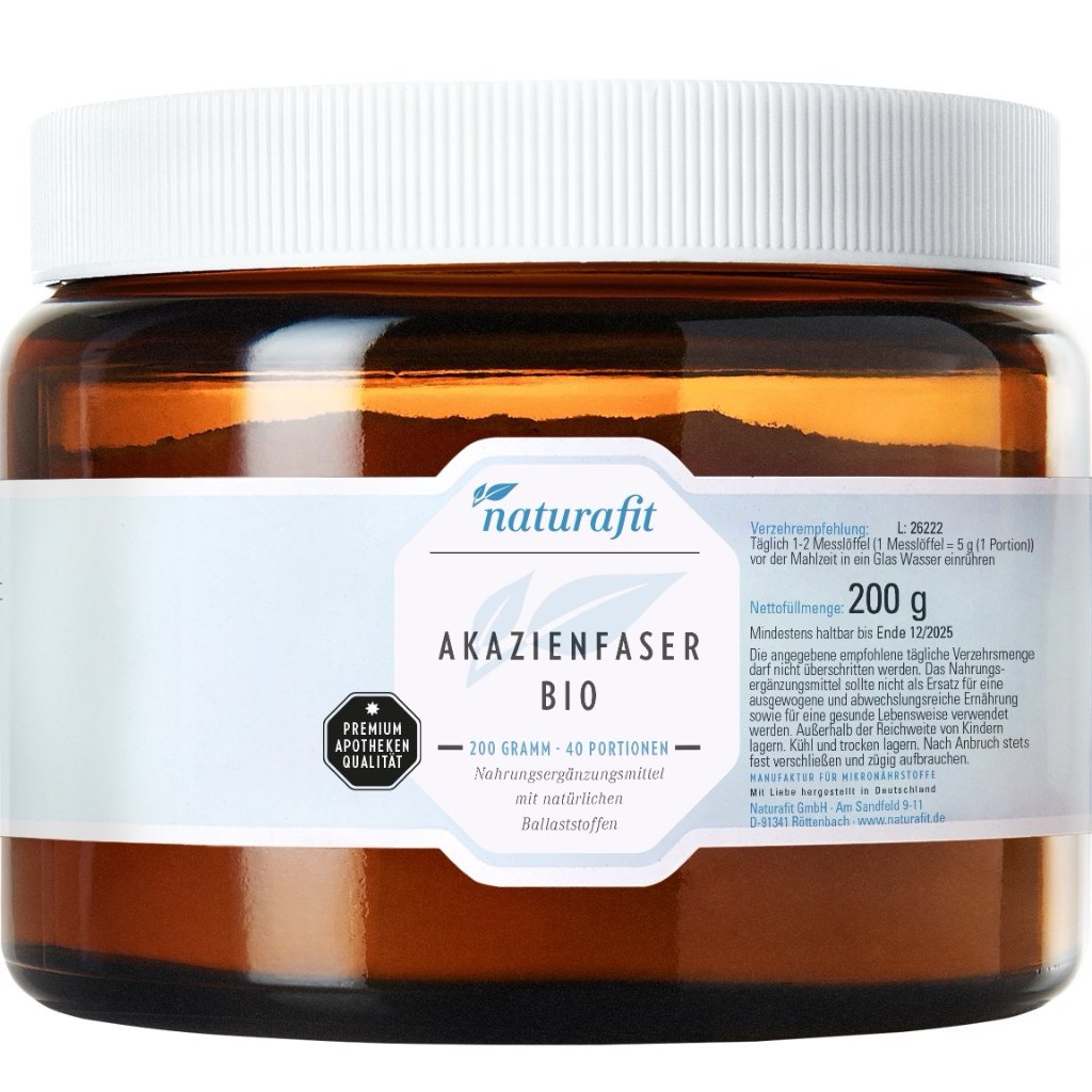 NATURAFIT Akazienfaser Bio Pulver