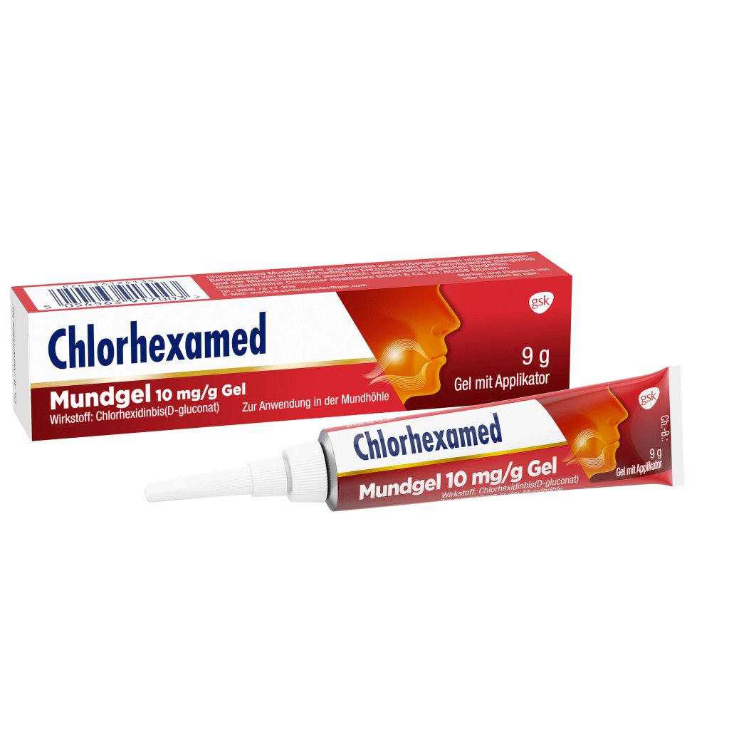 Chlorhexamed Mundgel 10mg/g Gel, 9g, mit Chlorhexidin