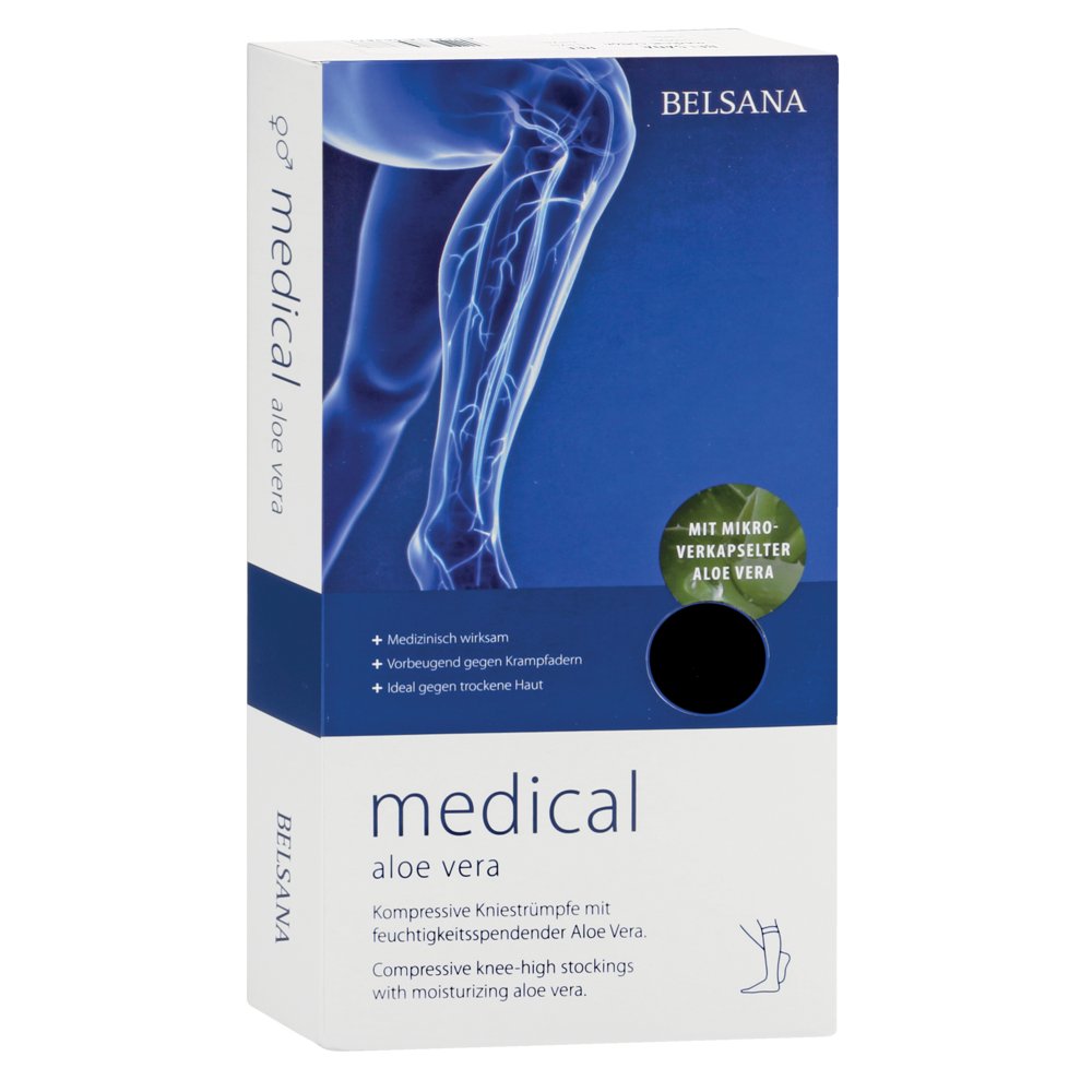 BELSANA med aloe AD Gr.M Gr.42-44 schwarz