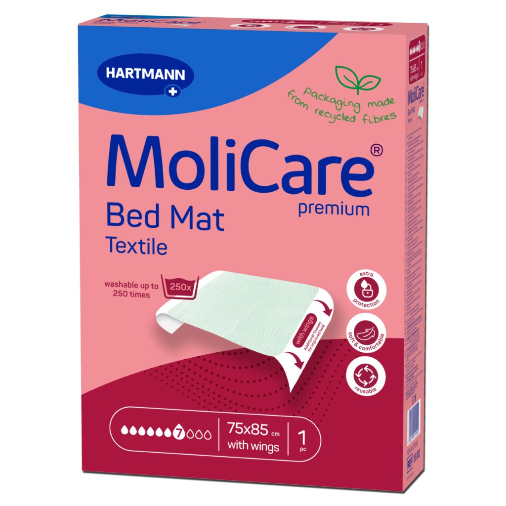 MOLICARE Premium Bed Mat Text.7 Tropfen mit Flügeln 75x185cm