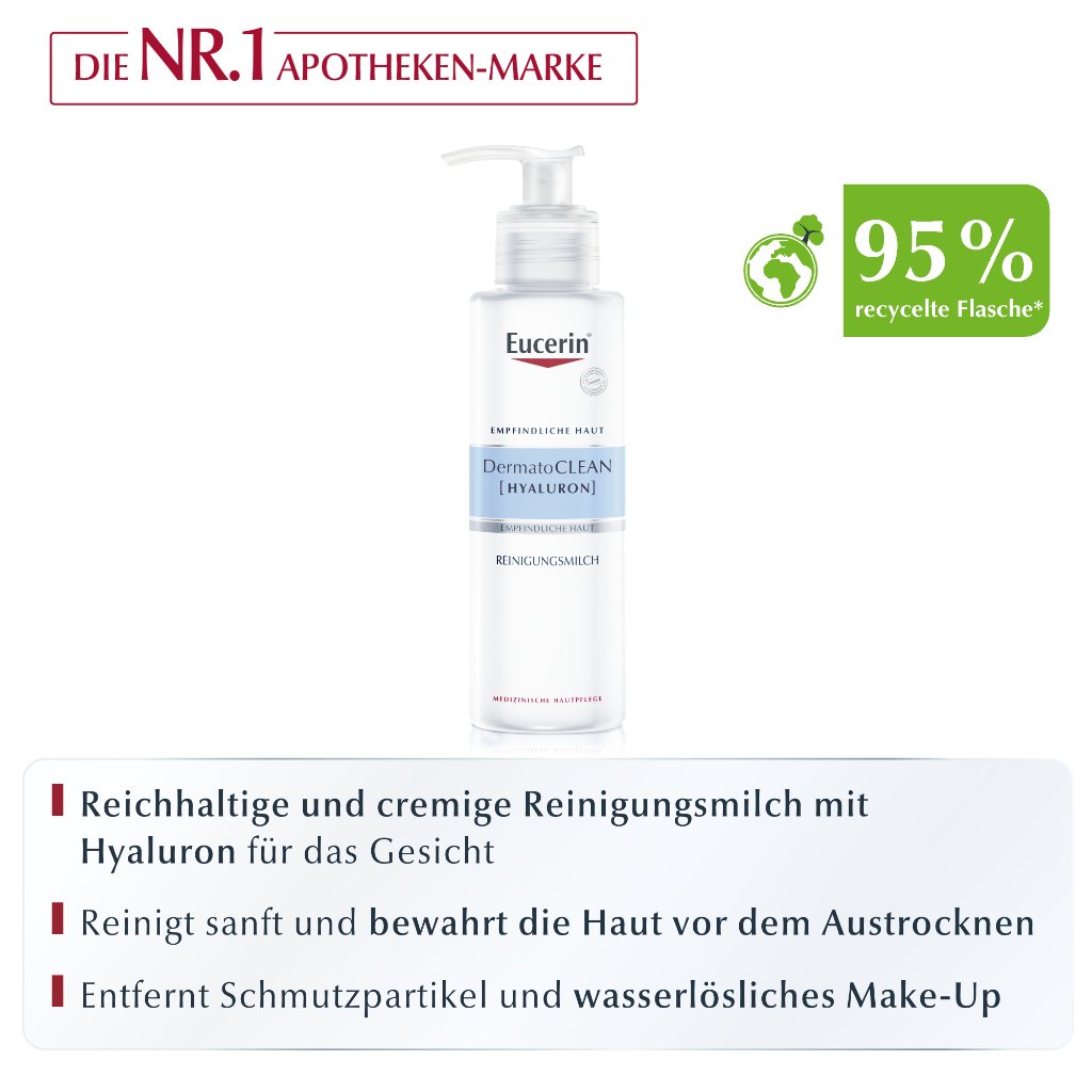 EUCERIN DermatoCLEAN Hyaluron Reinigungsmilch