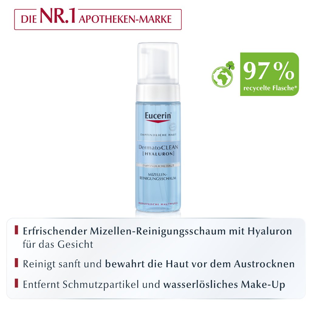 EUCERIN DermatoCLEAN Hyaluron Miz.Reinigungsschaum