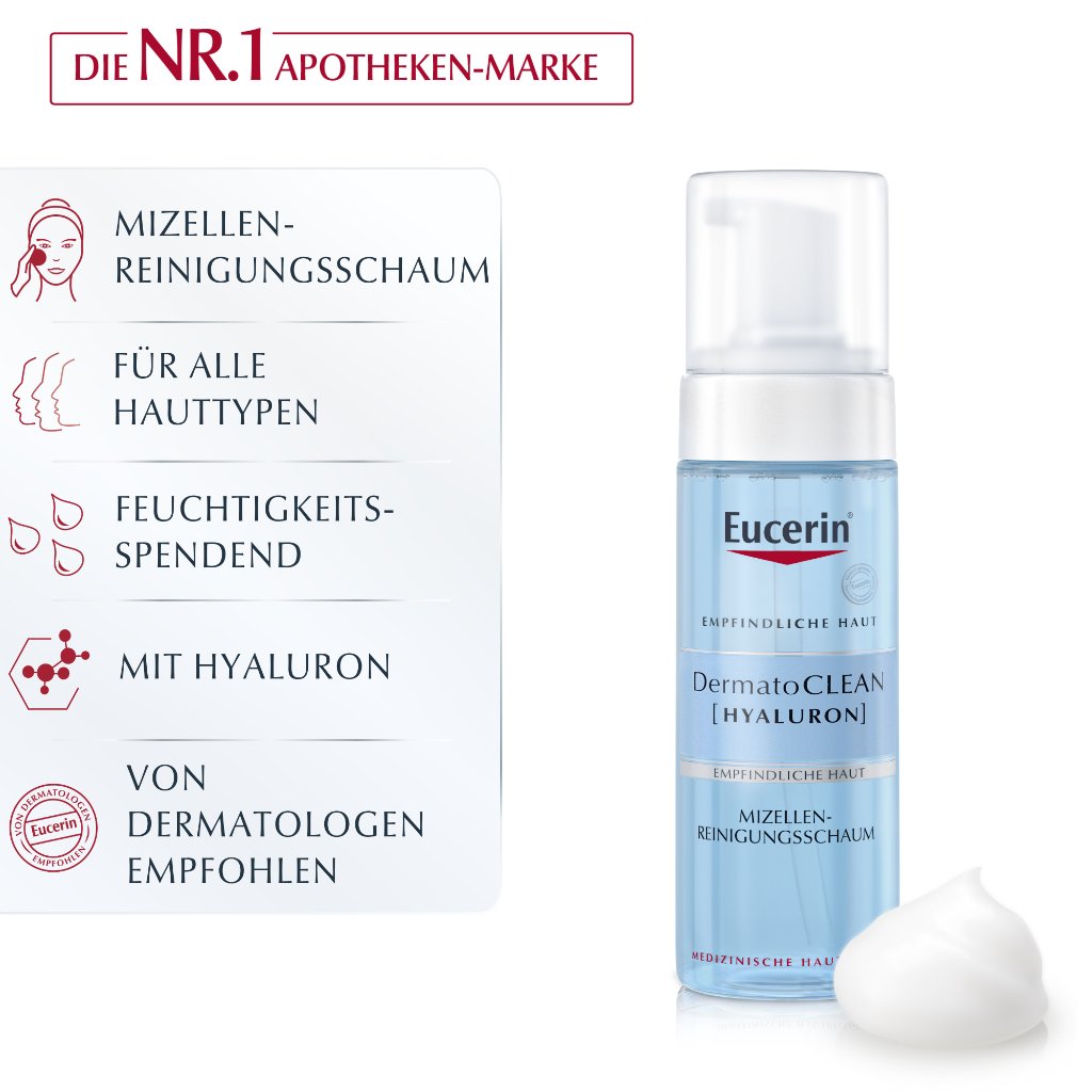 EUCERIN DermatoCLEAN Hyaluron Miz.Reinigungsschaum