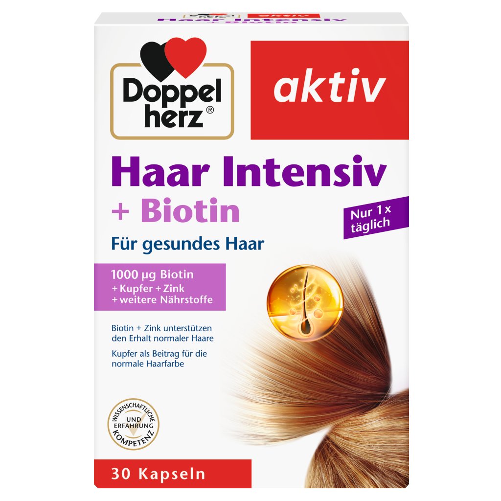 Doppelherz Haar Intensiv + Biotin - Für ein gesundes Haar