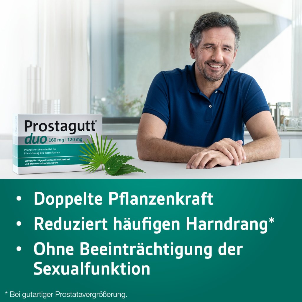 Prostagutt® duo 160 mg/120 mg Weichkapseln 60 Stück