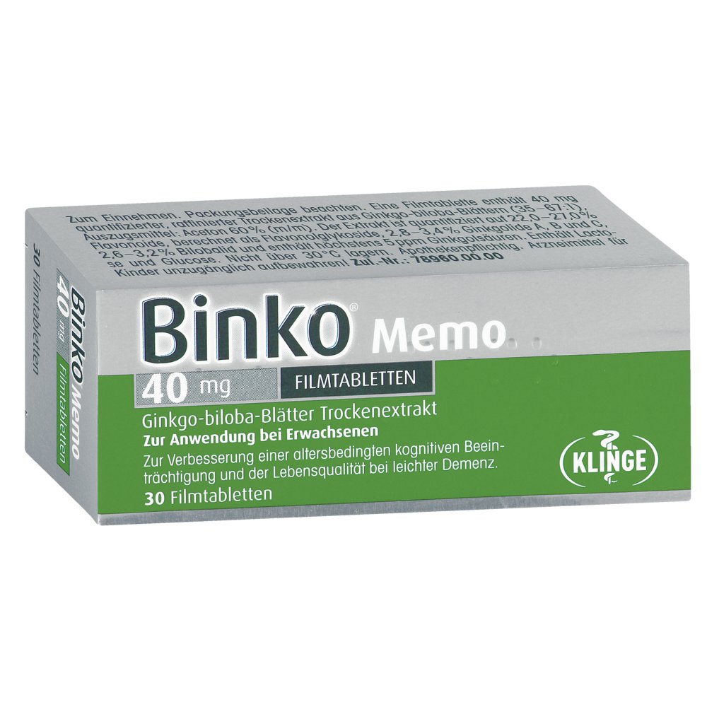 BINKO Memo 40 mg Filmtabletten