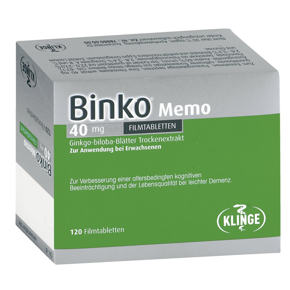 BINKO Memo 40 mg Filmtabletten