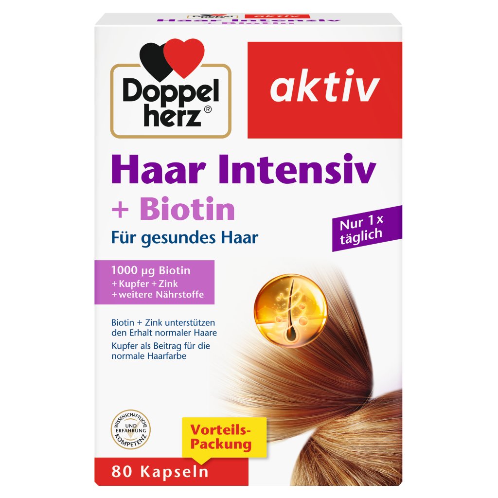 Doppelherz Haar Intensiv + Biotin - Für ein gesundes Haar
