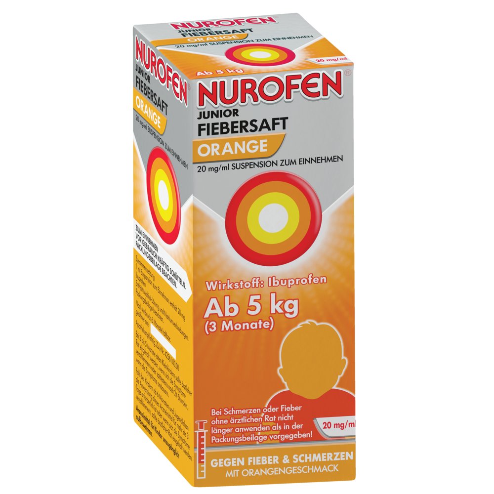 NUROFEN Junior Fiebersaft Orange 20 mg/ml