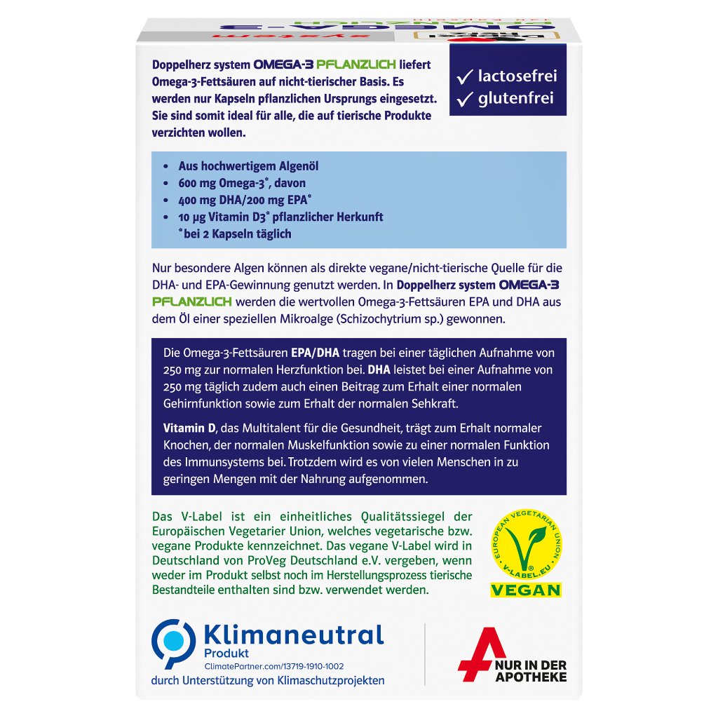 Doppelherz system Omega-3 pflanzlich