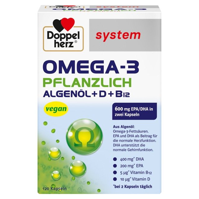 Doppelherz system OMEGA-3 PFLANZLICH ALGENÖL