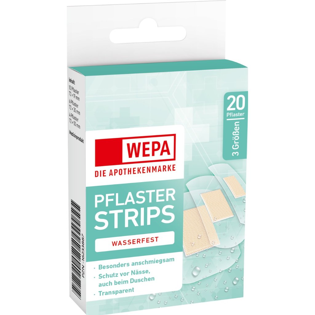 WEPA Pflaster Strips Wasserfest