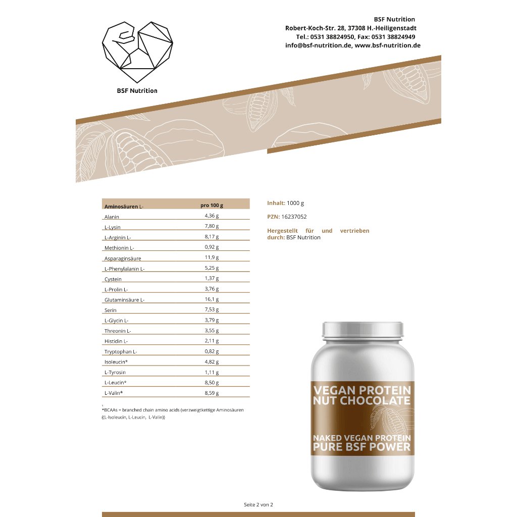 Vegan Protein Nut Chocolate
