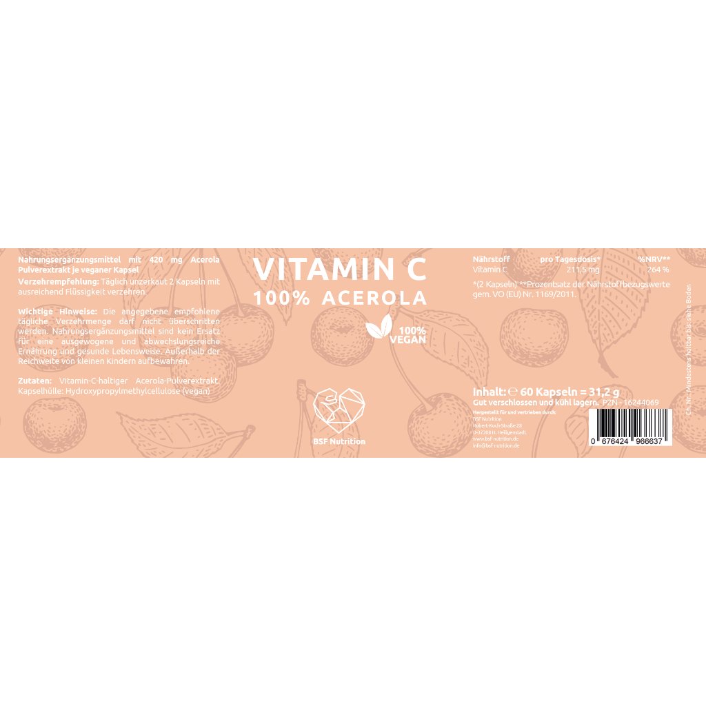 Vitamin C 100 % Acerola